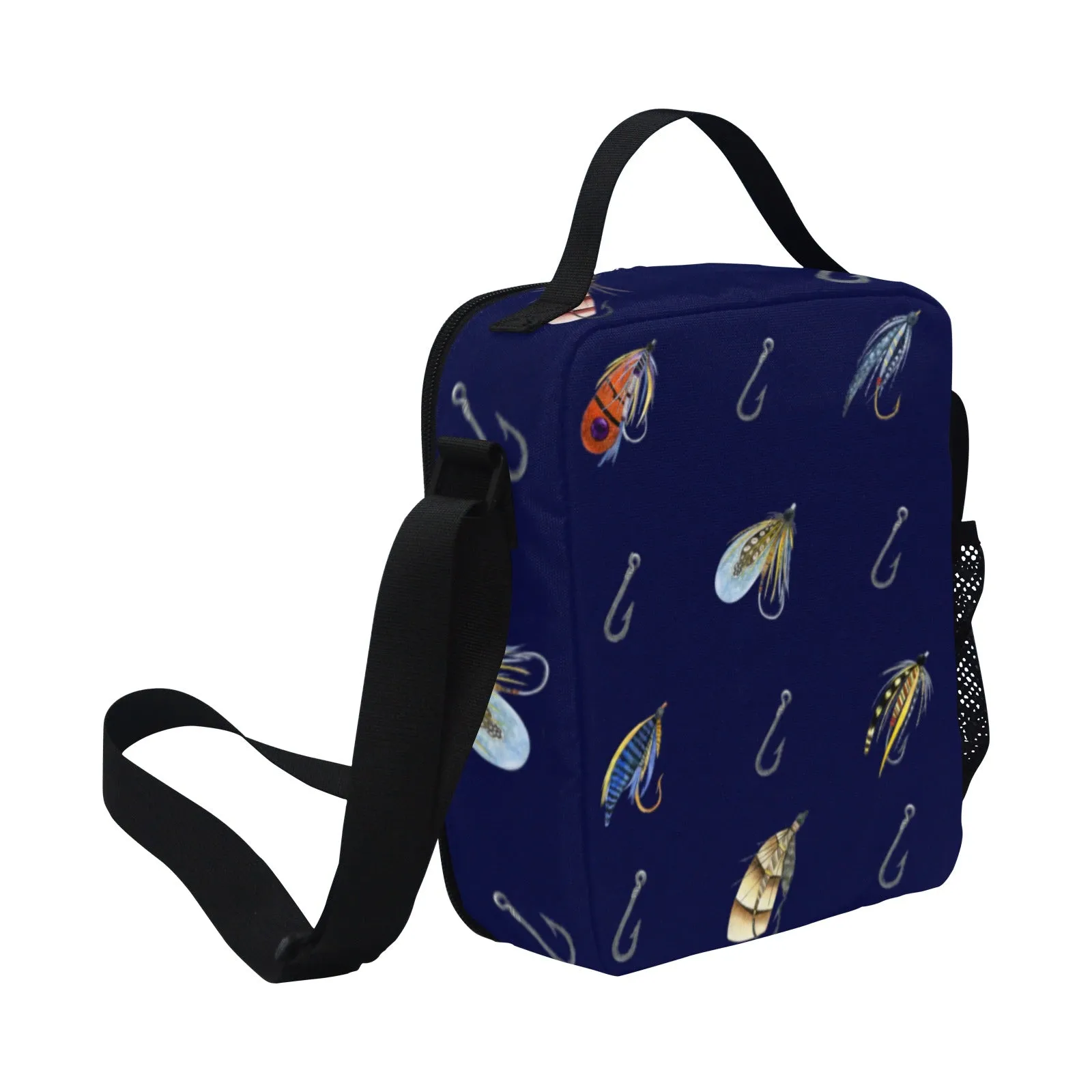 Parker in Blue Lunch Bag for Kids - Durable Nylon, Thermal Insulation