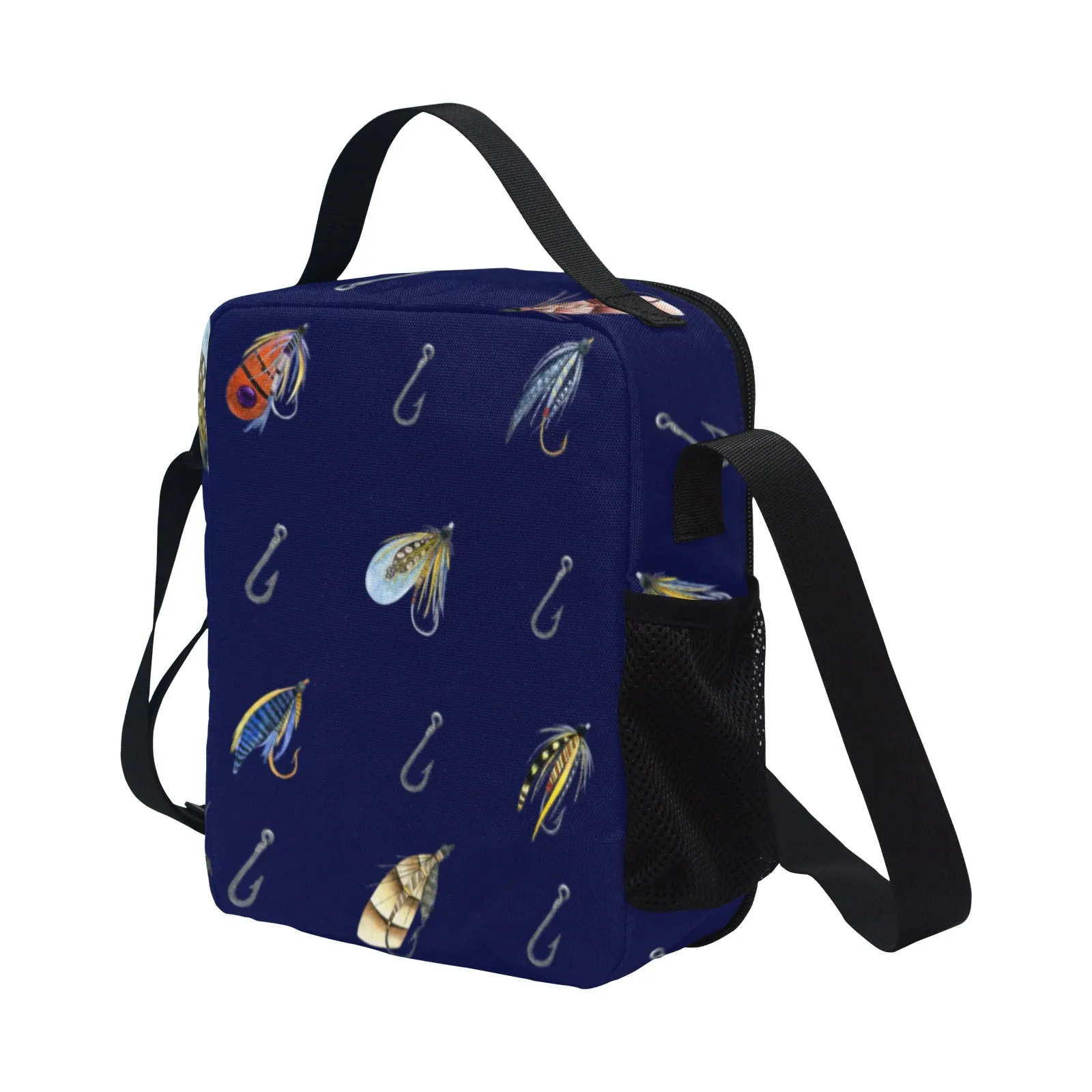 Parker in Blue Lunch Bag for Kids - Durable Nylon, Thermal Insulation