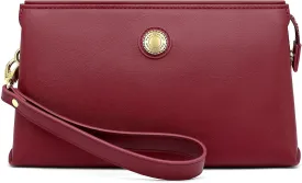 Peacocktion Wristlet Clutch Purses for Women, Leather RFID Wristlet Wallets for Women with Zipper, Travel Purse