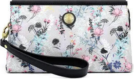 Peacocktion Wristlet Clutch Purses for Women, Leather RFID Wristlet Wallets for Women with Zipper, Travel Purse