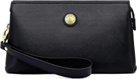 Peacocktion Wristlet Clutch Purses for Women, Leather RFID Wristlet Wallets for Women with Zipper, Travel Purse