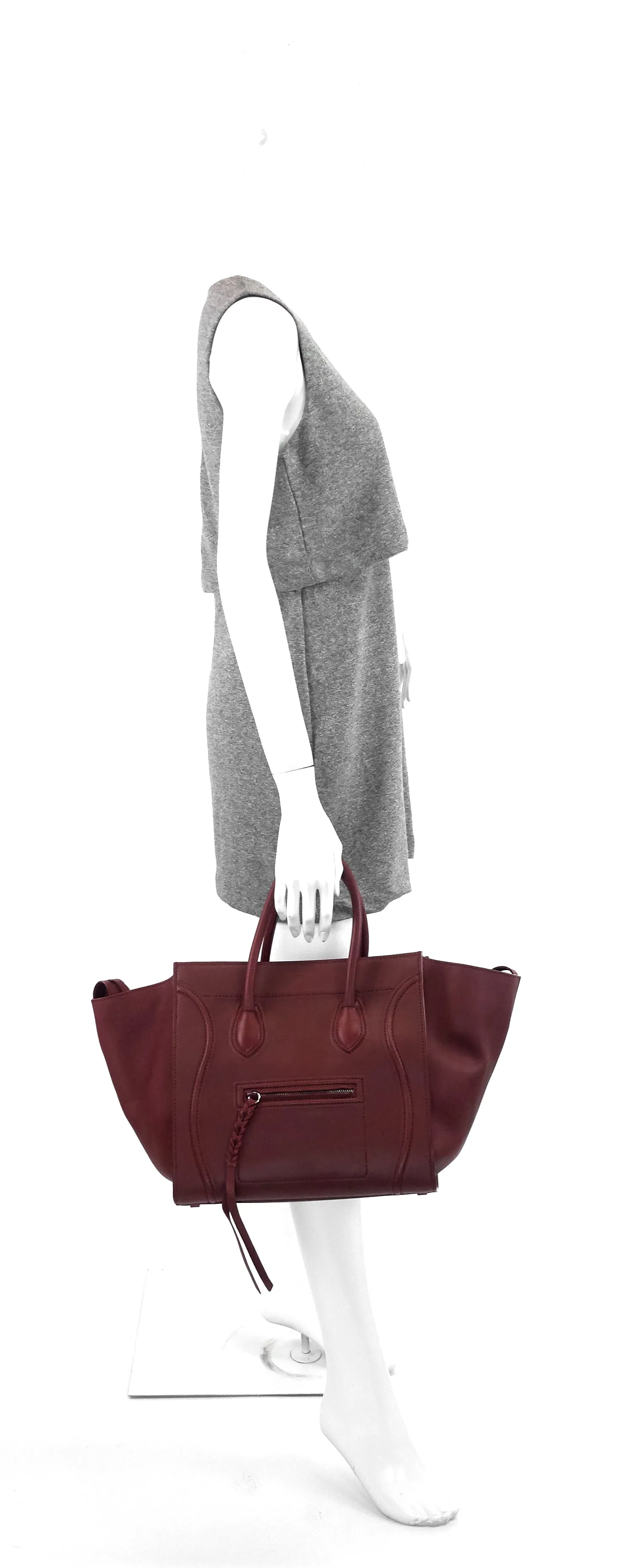 Phantom Medium Grainy Calf Leather Bag