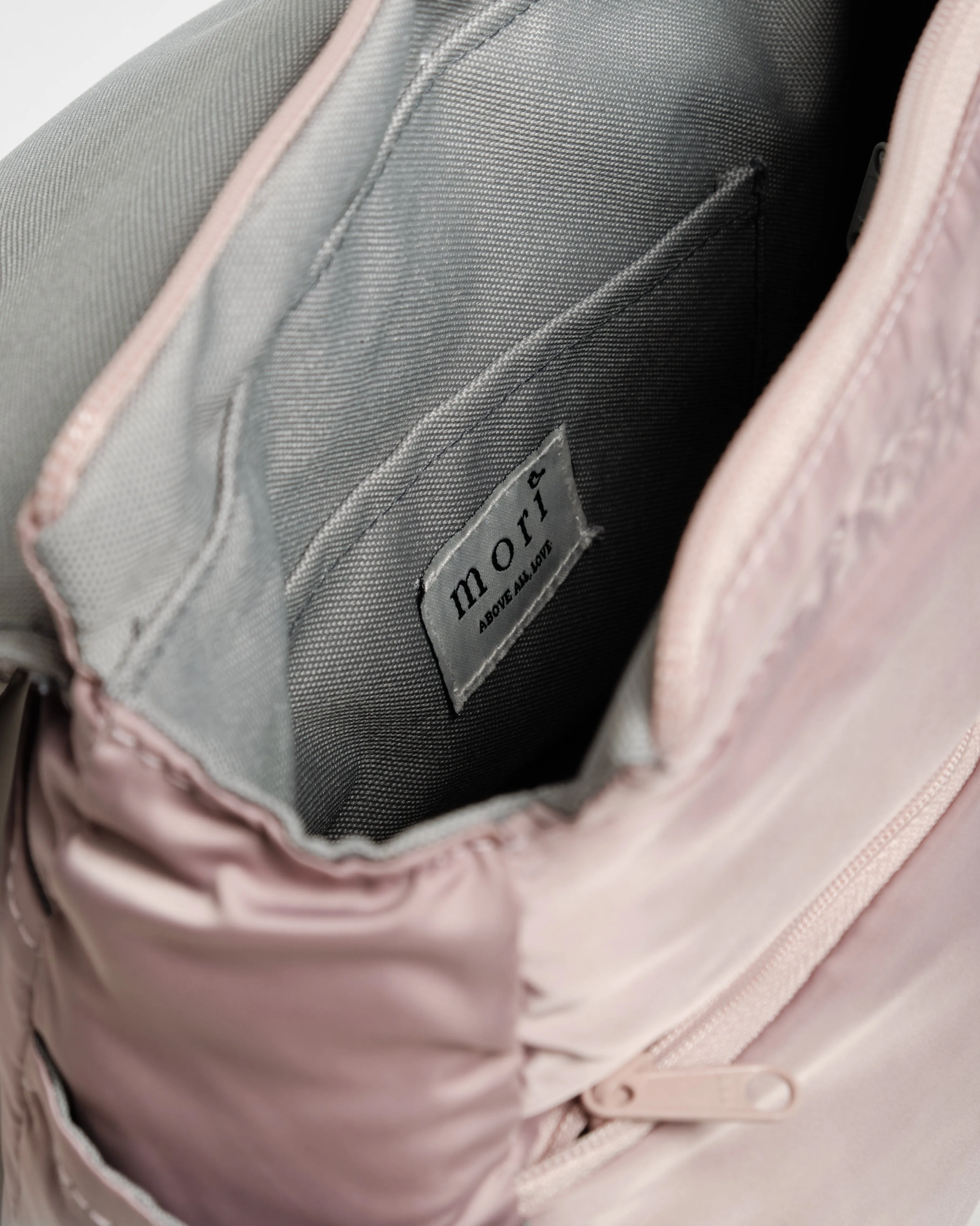 Pleats Pink Grey Multi-Carry Crossbody Bag