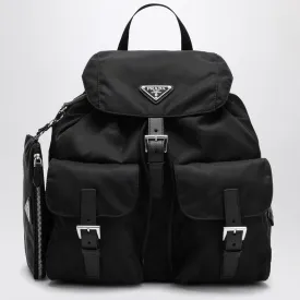 PRADA Recyclable Mini Nylon and Leather Backpack with Pouch