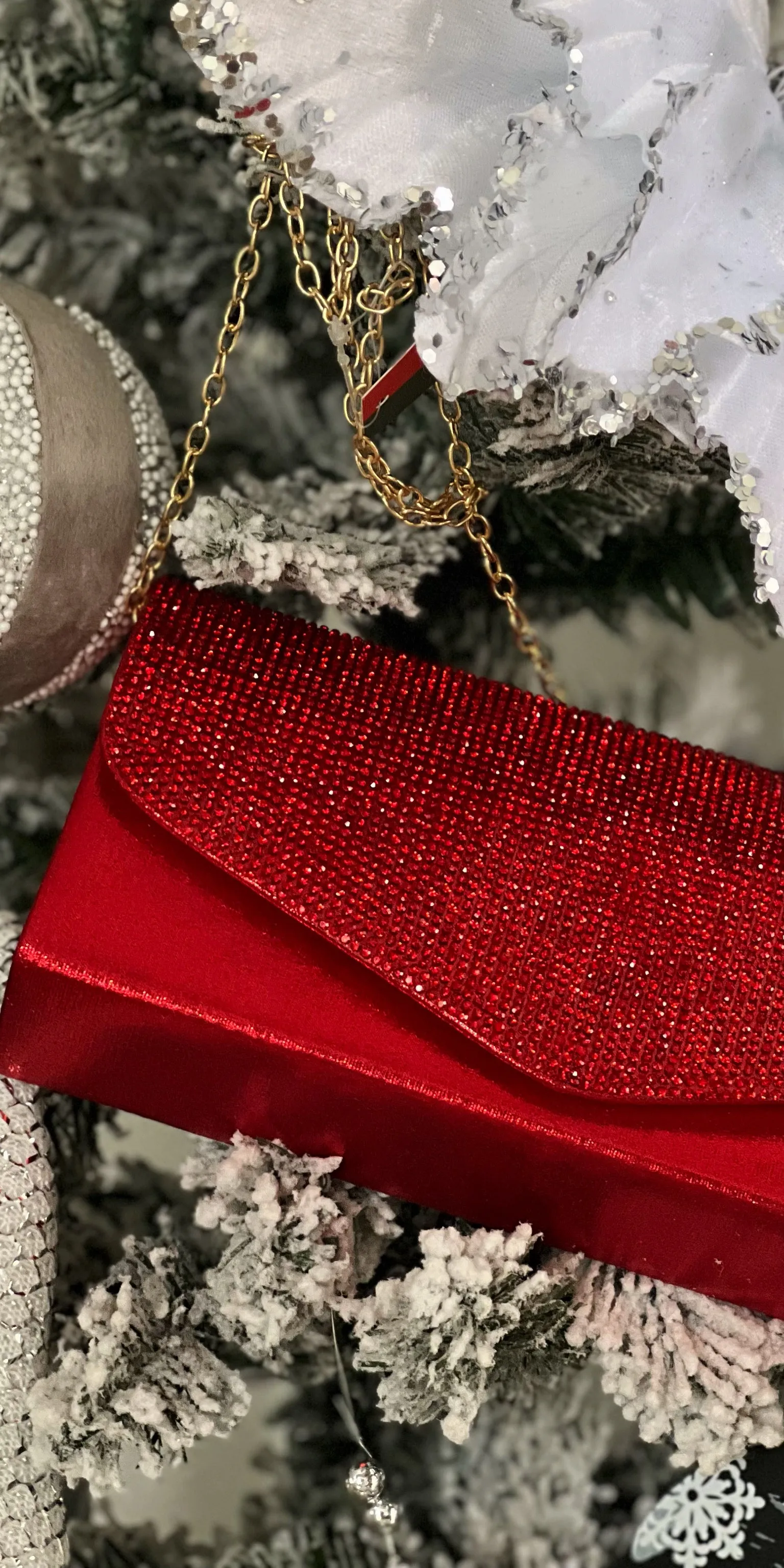 Rhinestone Evening Clutch Bag