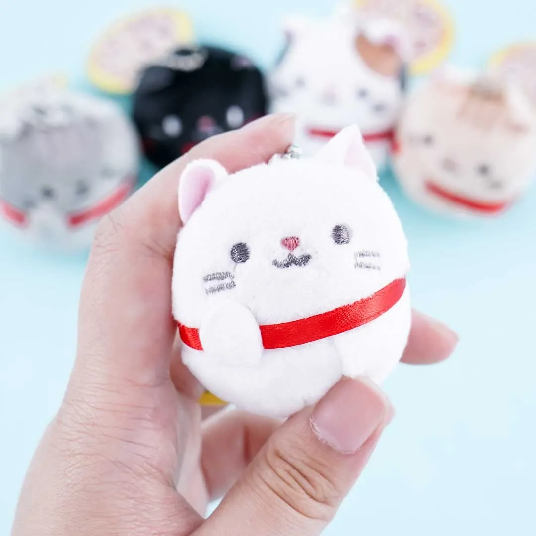 Round Cat Plushie Charm - Mini