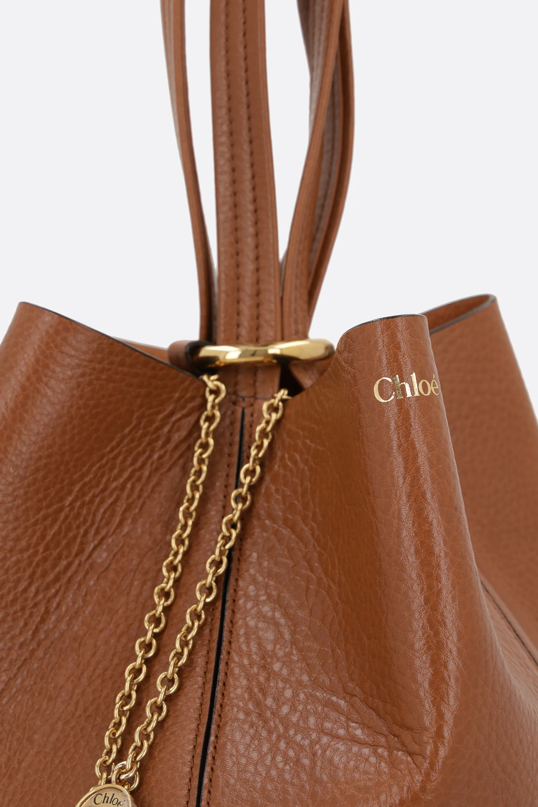 Spin Grainy Leather Tote