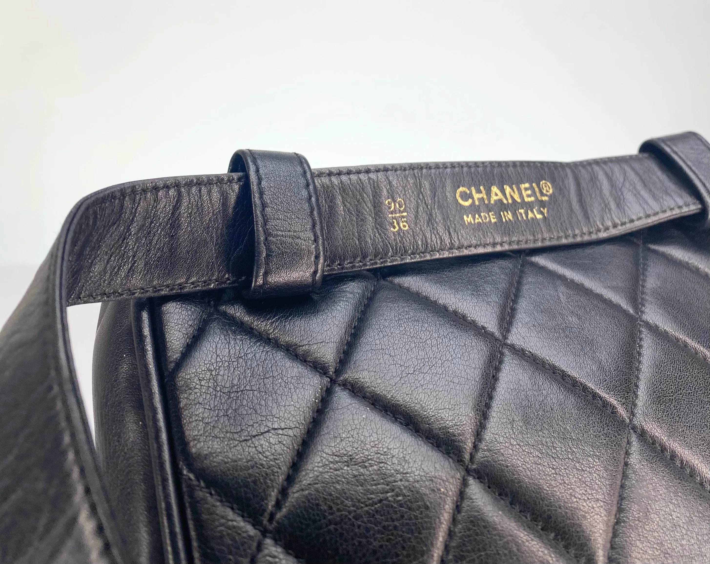 Vintage Chanel Lambskin Waist Bag