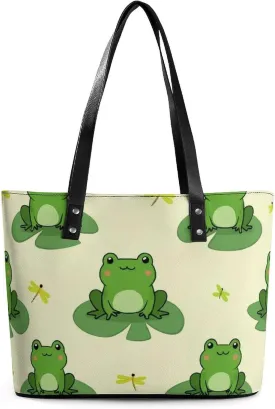 Women's Leather Large Capacity Work Tote Bag Handbags Big Commuter Bag